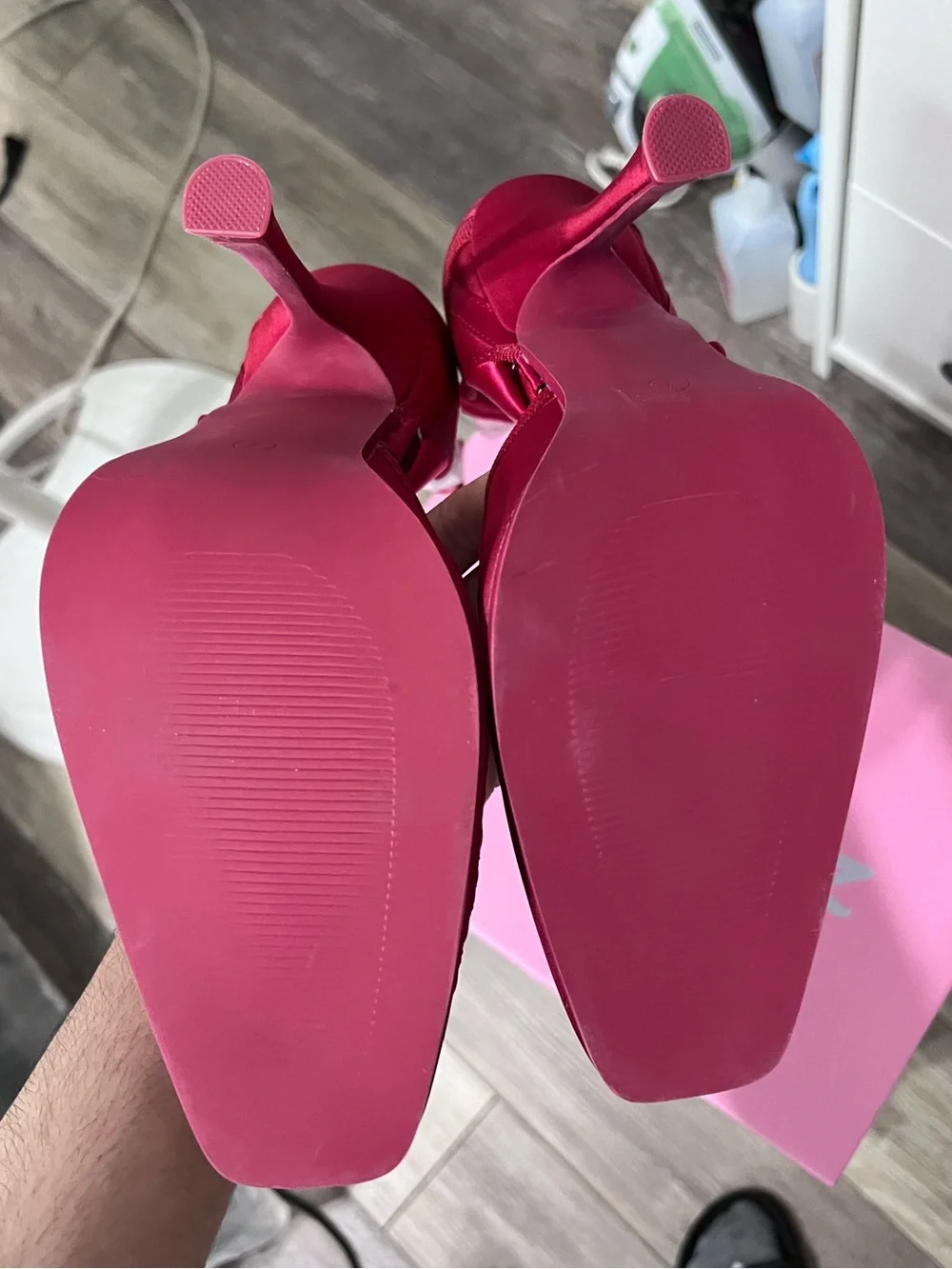Dolls Kill Sugar Thrillz - Art Form Ballet Heels in Red